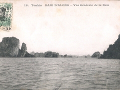 Tonkin Baie D'Along vue generale de la Baie