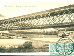 Belluno Ponte di ferro sul Piave