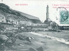 Genova I Bagni Margherita Vista della Lanterna