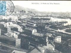 Genova Il Porto da Villa Rosazza