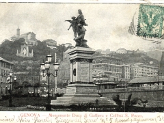 Genova Monumento Duca di Galliera e Collina s Rocco
