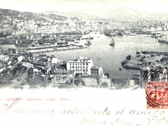 Genova Panorama Citta Porto