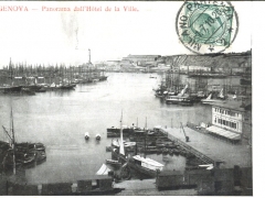 Genova Panorama dall'Hotel de la Ville