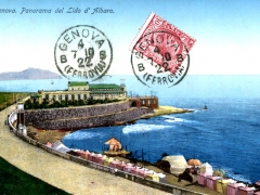 Genova Panorama del Lido d' Albaro