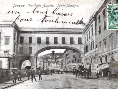 Genova Via Carlo Alberto Ponte Morosini