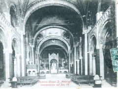 Milano Interno Chiesa S Ambrogio incominciata nel Sec IV
