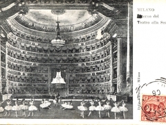 Milano Interno del Teatro alla Scala