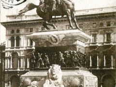 Milano Monumento a Vittorio Emanuele II scultore Ercole Rosa