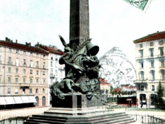 Milano Monumento delle Cinque Giornale