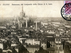 Milano Panorama da Campanile della Chiesa di S Carlo