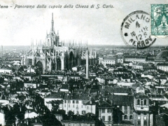 Milano Panorama dalla cupola della Chiesa di S Carlo