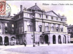 Milano Piazza e Teatro della Scala