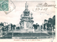 Monumento a Fillipo IV con la statua di Filippo V