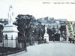 Napoli Ingresso alla Villa Nazionale