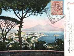 Napoli Panorama della Tomba di Virgilio