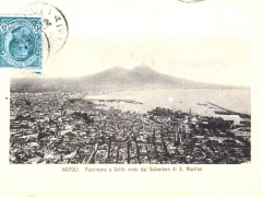 Napoli Panorama e Golfo visto dal Belvedere di S Martino