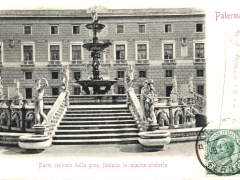 Palermo Parte centrale della gran fontana in piazza pretoria