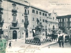 Palermo Piazza Bologni Status di Carlo V