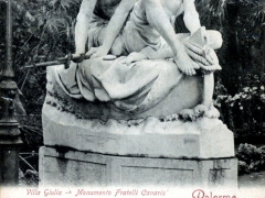 Palermo Villa Giulia Monumento Fratelli Canaris