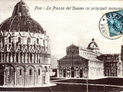 Pisa La Piazza del Duomo coi principali monumenti