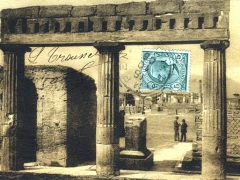 Pompei Foro Civile Avanzi di un portico
