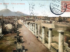 Pompei Il Foro col Vesuvio