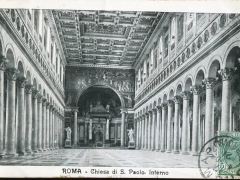 Roma Chiesa di s Paclo Interno