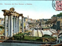 Roma Panorama del Foro Romano e Palatino
