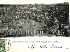 Roma Panorama visto dalla Cupola di S Pietro