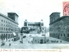 Roma Piazza Venezia e Monumento a Vittorio Emanuele II