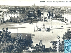 Roma Piazza del Popolo vista dal Pincio