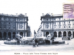 Roma Piazza delle Terme Fontana delle Najadi