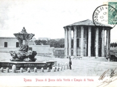 Roma Piazza di Bocca della Verita e Tempio di Vesta