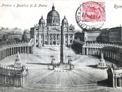 Roma Piazza e Basilica di S Pietro