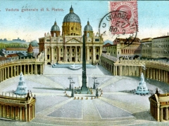 Roma Veduta generale di S Pietro