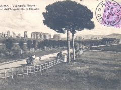 Roma Via Appia Nuova Avanzi dell'Acquedotto di Claudio