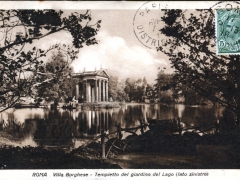 Roma Villa Borghese Tempietto del giardino del Lago