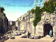 Siracusa Castello Eurialo ingresso col ponte levatoio