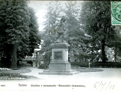 Torino Giardino e monumento Alessandro Lamarmora