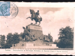 Torino Monumento al Principe Amedeo di Savoia
