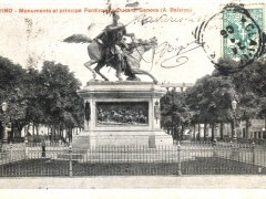 Torino Monumento al principe Ferdinando Duca di Genova