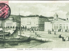 Trieste Riva Carciolti e chiesa Greco Orientale