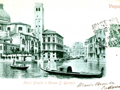 Venezia Canal Grande e Chiesa S Geremia