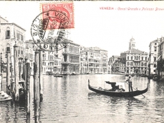Venezia Canal Grande e Palazzo Browning