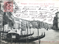 Venezia Canal grande preso da S Marcuola verso Rialto