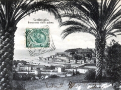 Ventimiglia Panorama dalle palme