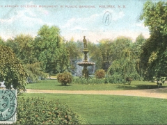 Halifax South African Soldiers Monument in Public Gardens