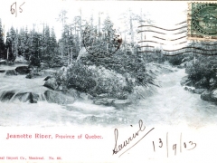 Jeanotte River Province of Quebec