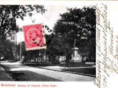 Montreal Statue de Chenier Place Viger