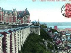 Quebec Chateau Frontenac from Terrace